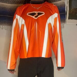 Motocross cropped jersey